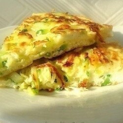 Запеканка-омлет с кабачками и яйцами
