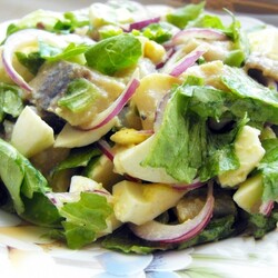 Салат "Отпад" из сельди