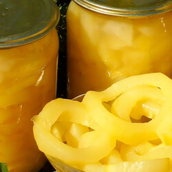 Кабачки, как ананас, на зиму