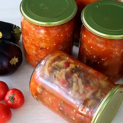 Лечо из баклажанов на зиму