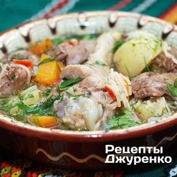 Суп с потрохами