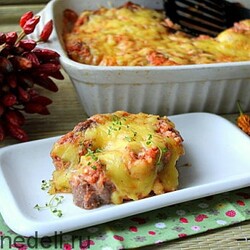 Рецепт свинины в томатно-сметанном соусе | Меню недели