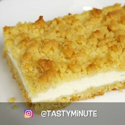 Вкусная Минутка в Instagram: «Пирог с творогом. Простейший рецепт! Тесто перетираем, творог взбиваем, выкладываем в блюдо - запекаем и наслаждаемся! Пирог получается…»