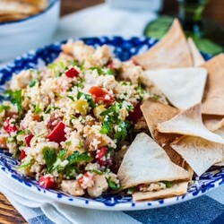 Салат с курицей и кус-кусом | Меню недели