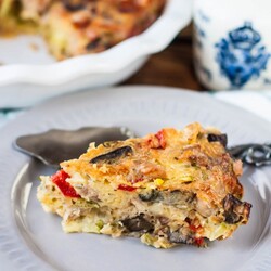 Пирог с летними овощами | Меню недели