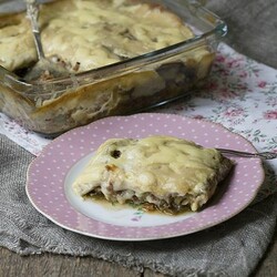 Рецепт овощной лазаньи из баклажанов и цветной капусты | Меню недели