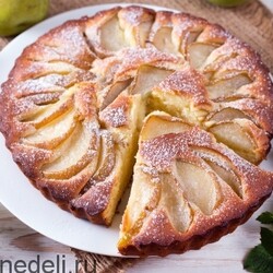 Простой пирог с грушами | Меню недели
