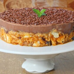 Холодный шоколадный торт без выпечки