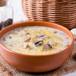 Суп с баклажанами и грибами  | Меню недели