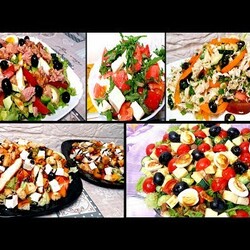 НОВИНКА 2020! 5 Легких САЛАТОВ БЕЗ МАЙОНЕЗА на Праздничный Новогодний стол. НОВОГОДНЕЕ МЕНЮ 2019