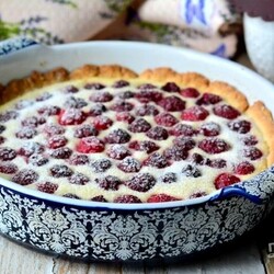 Малиновый пирог с творогом - пошаговый рецепт с фото на Повар.ру