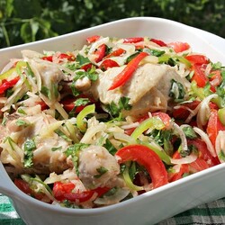 Холодная курица по дунгански