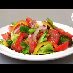 Быстропоедаемый Овощной Салат  Секрет - в заправке