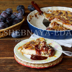 Клафути со сливами