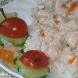 Гуляш из отварной курицы для детей и для диет/питания : Рецепты для детей