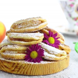 Творожное печенье с яблоками: рецепт пошаговый с фото. | Меню недели