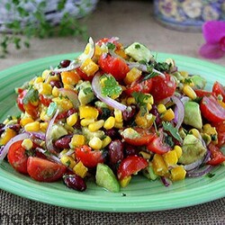 Мексиканский салат с овощами и авокадо - рецепт с пошаговыми фото | Меню недели