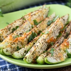 Запеченные кабачки с сыром | Меню недели