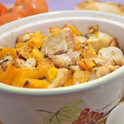 Курица с тыквой