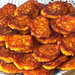 Рецепт  оладий с тыквой и яблоками.