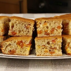 Воздушный ПОСТНЫЙ ПИРОГ "Янтарный"