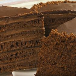 Готовим шоколадный торт на сковороде. Теста руками не касаемся!