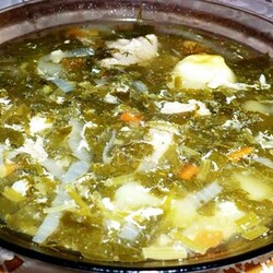 Зелёный борщ со щавелем классический рецепт с фото как приготовить