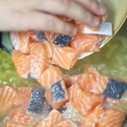 Картофельный суп со сливками и красной рыбой: вкуснятина необыкновенная