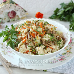 Гречневая лапша с фаршем — рецепт с фото