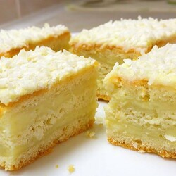 Пирог с заварным кремом, нежный, пропитанный, как торт! Рецепт пирога к чаю.