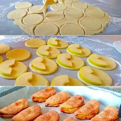 яблочное печенье