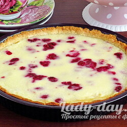 Вишневый пирог с замороженной вишней, рецепт