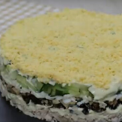 Очень вкусный салат «Довольный мужчина»