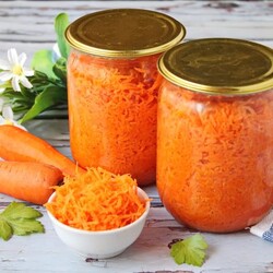 Тертая морковь на зиму - пошаговый рецепт с фото на Повар.ру