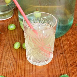 Компот из крыжовника с мятой