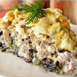 Фирменный салат минского ресторана «Орландо»