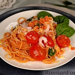 Паста с креветками, рецепты на RussianFood.com: 58 рецептов пасты с креветками
