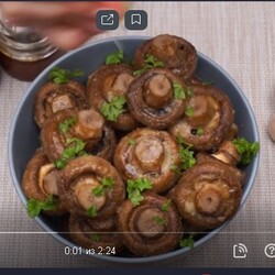 Невероятно Легкая Закуска! Шампиньоны в духовке — Смотреть в Эфире