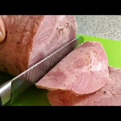 Ветчина домашняя. Ветчина из свиной лопатки. Рубленая ветчина. — Смотреть в Эфире