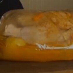 Курица в рукаве с рисом