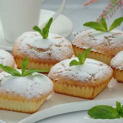 Творожные кексы с манкой, пошаговый рецепт с фото