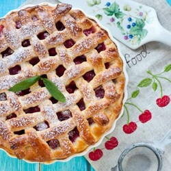 Дрожжевой пирог с вишнями - рецепт с пошаговыми фото | Меню недели