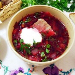 Борщ без зажарки, пошаговый рецепт с фото