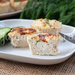 Куриные маффины с творогом и сыром - простой и вкусный рецепт с пошаговыми фото