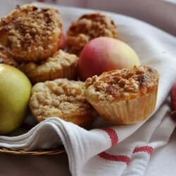Яблочно-овсяные кексы