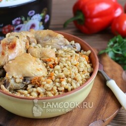 Блюда с перловкой