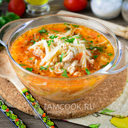 Суп с фаршем и вермишелью — рецепт с фото