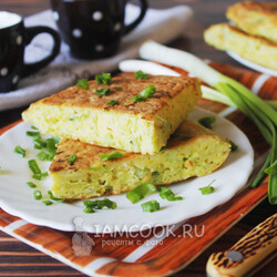 Ленивый пирог с капустой на сковороде — рецепт с фото