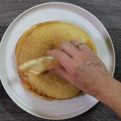 Блины на молоке и кипятке