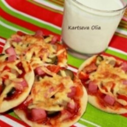 Веселые мини-пиццы